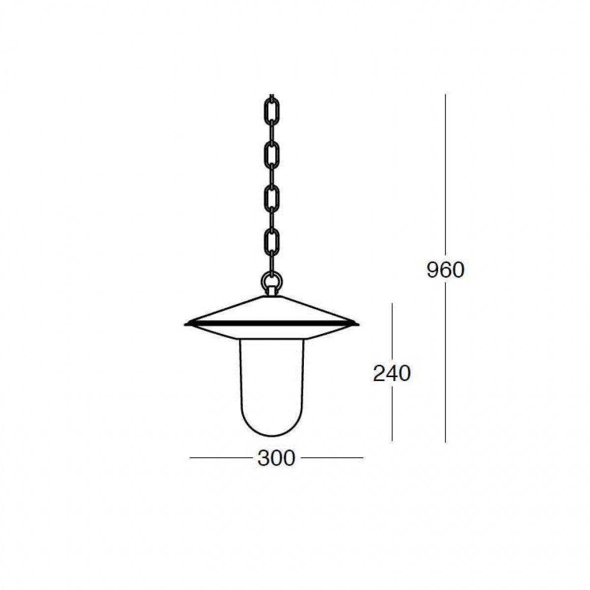 Louvre Aan Ketting – Hanglamp met Italiaanse finesse