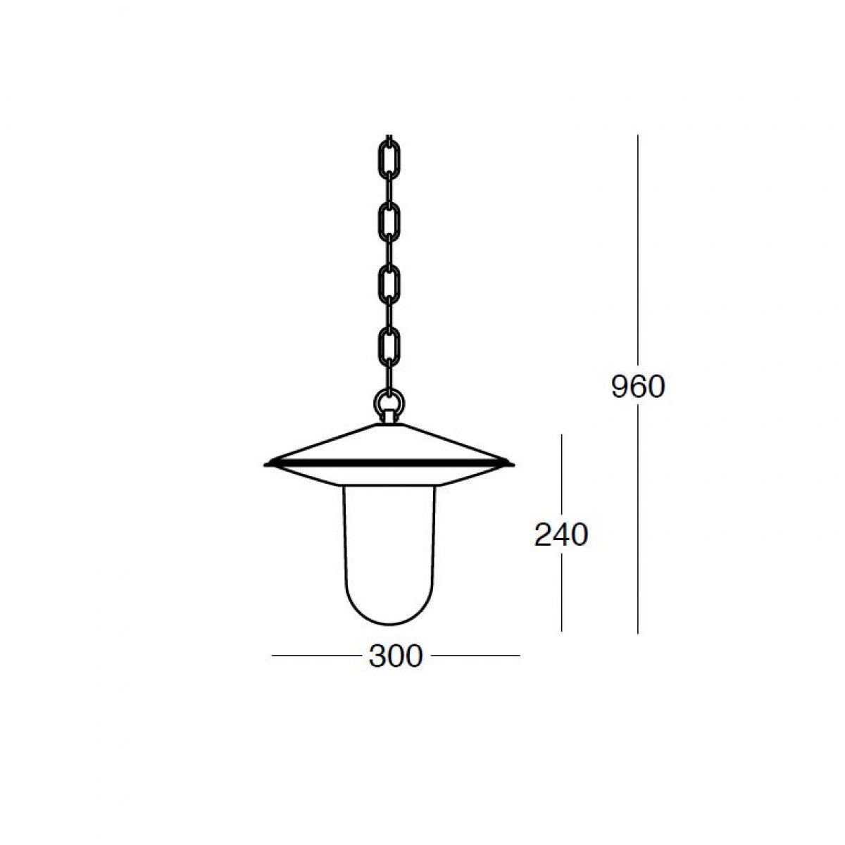 Kettinglamp Louvre