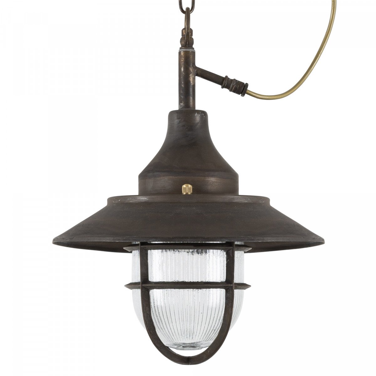 Navy Hanglamp Dark Brass