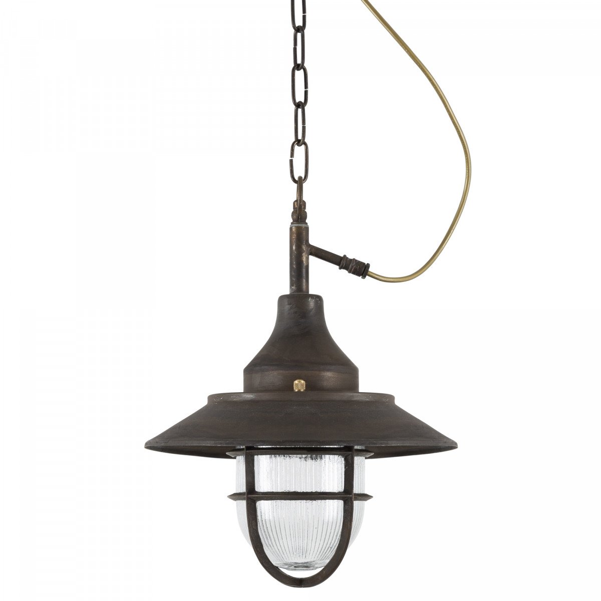 Navy Hanglamp Dark Brass