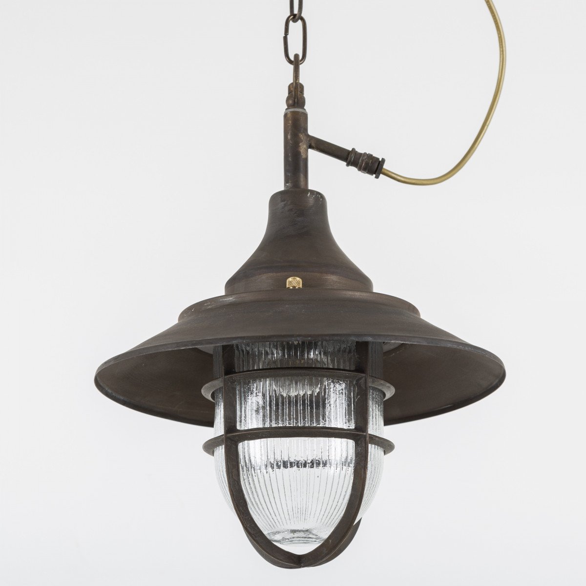 Navy Hanglamp Dark Brass