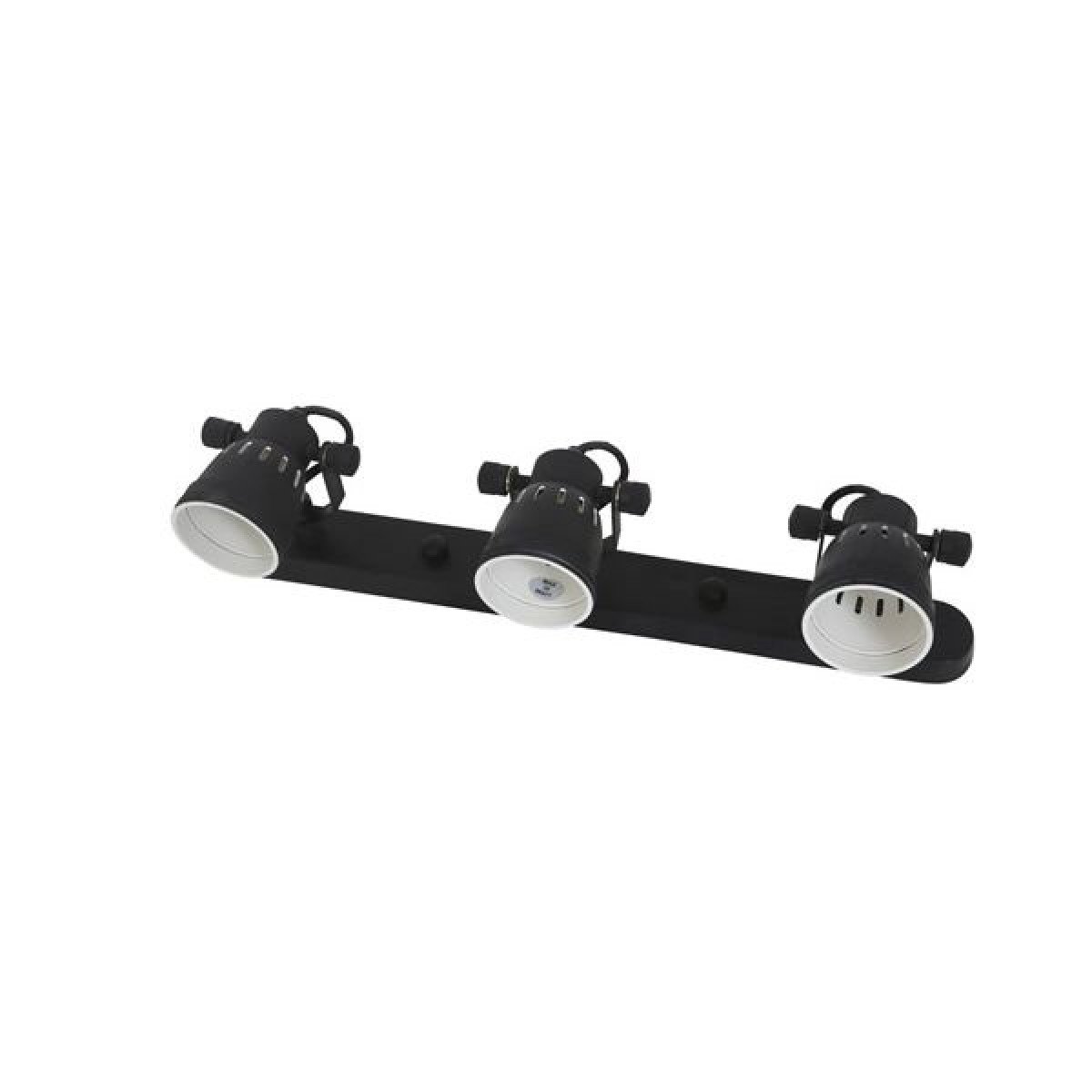 Opbouwspot Indigo Triple Antiek Zwart 