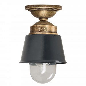 Industriele Plafondlamp Kostas brons/antraciet Industriele Plafondlamp Kostas brons/antraciet