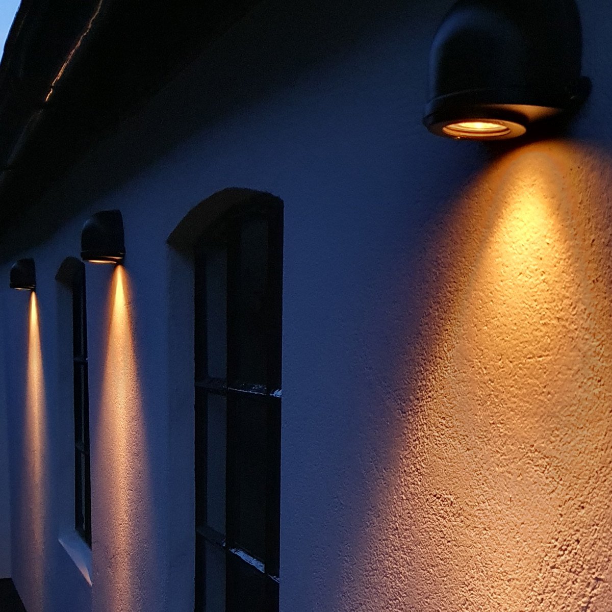 Muurspot Dusky Ruw Aluminium