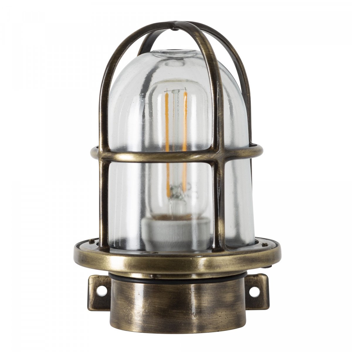 Caspian scheepslamp in bronzen kleur