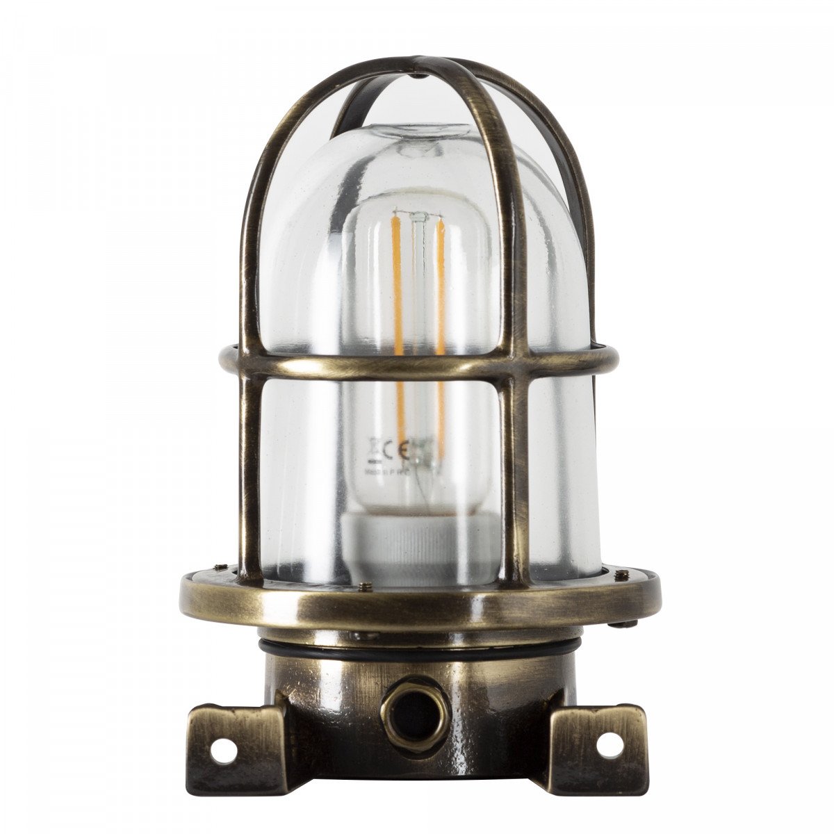 Caspian scheepslamp in bronzen kleur