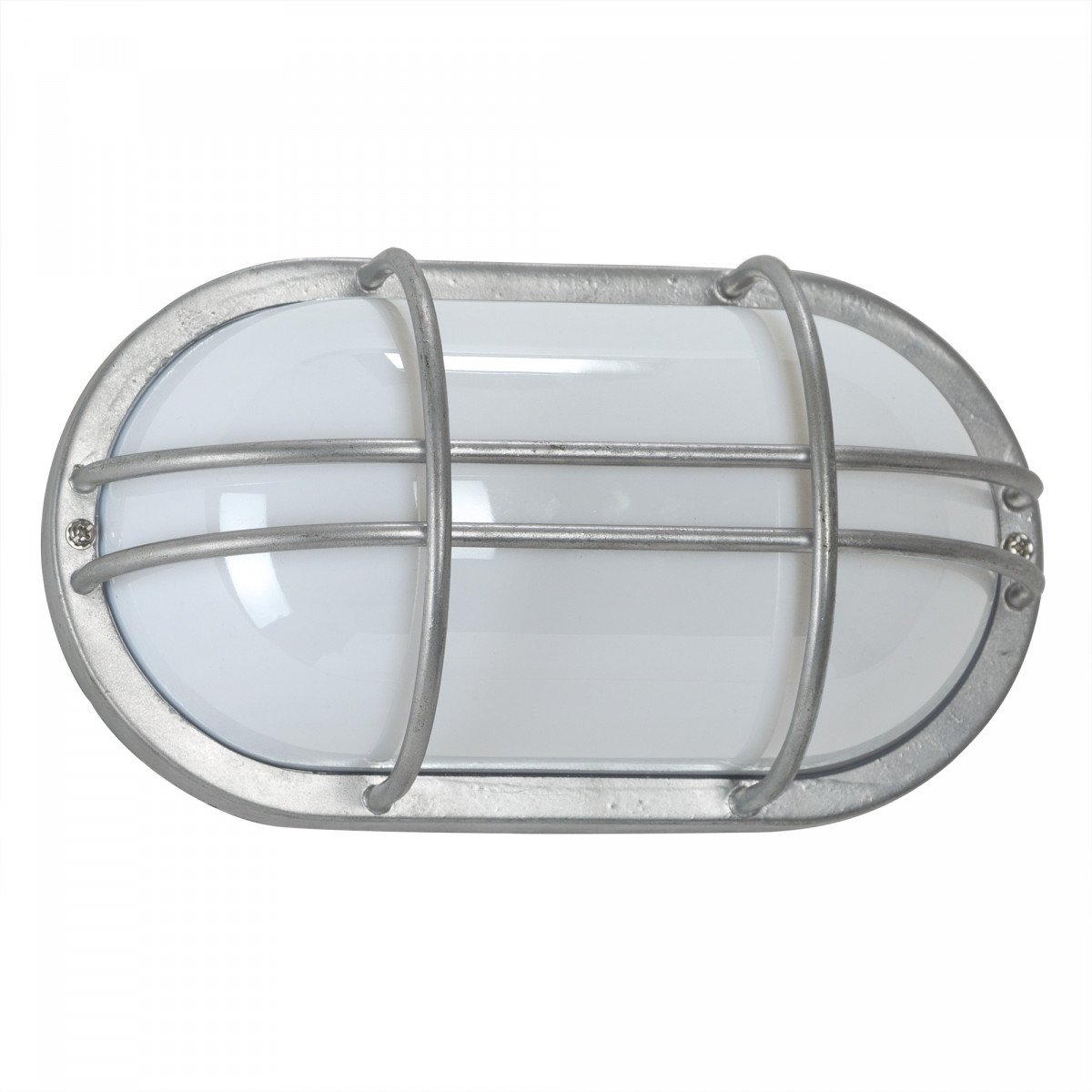 Wandlamp Kiel – Trendy buitenlamp van verzinkt staal met bullseye-design 