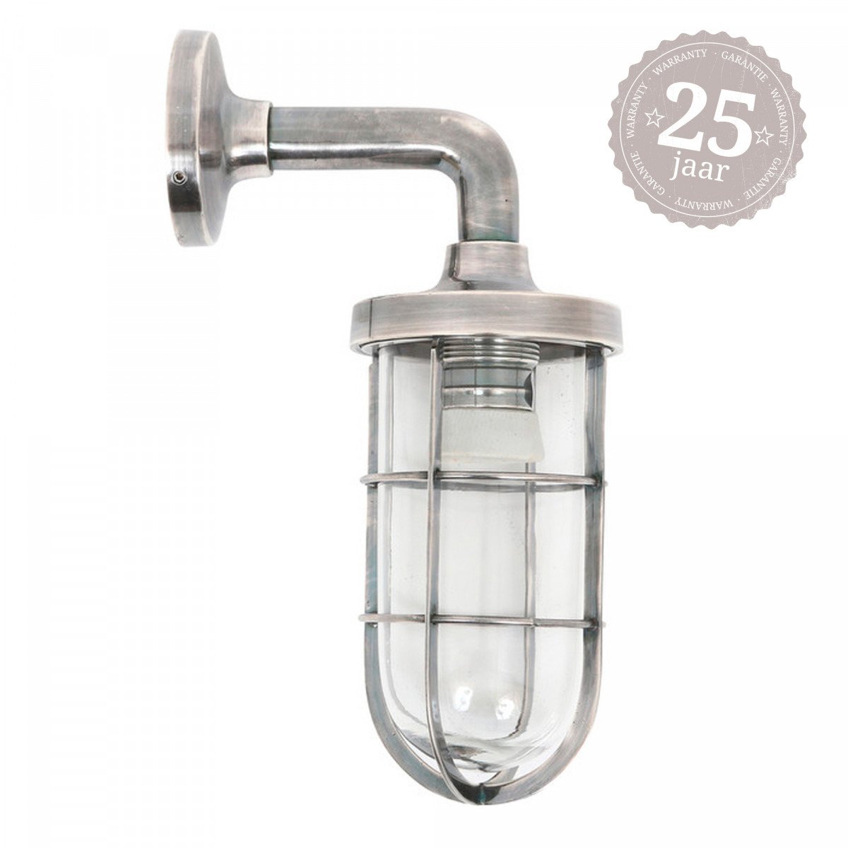 Tristan muurlamp Zilver