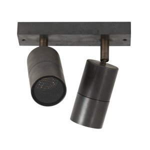 Plafondlamp Focus Double brons  Plafondlamp Focus Double brons