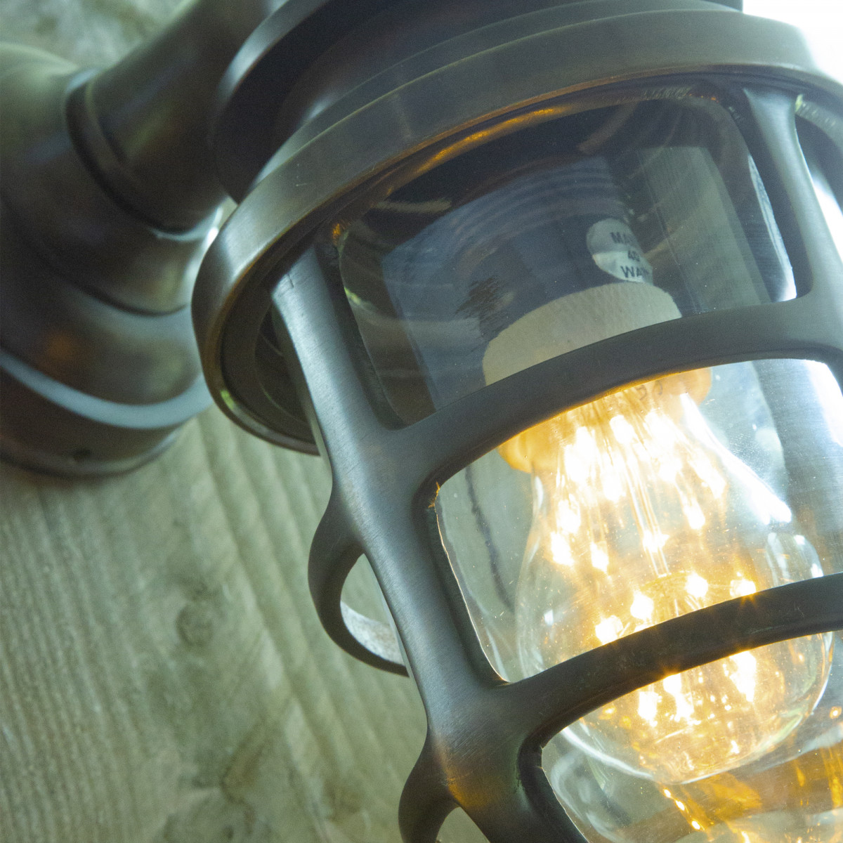 Muurlamp Brooklyn Antiek Brons