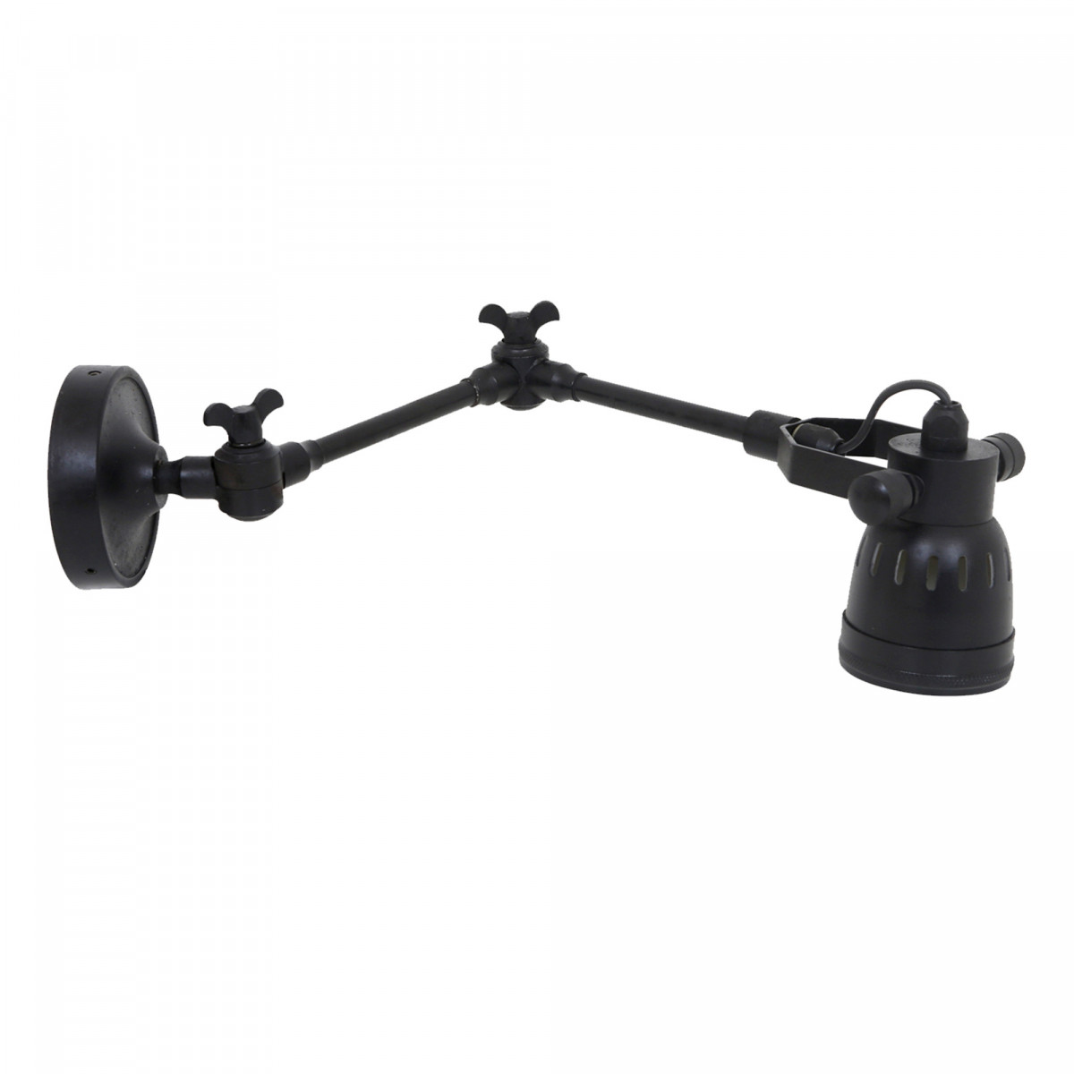 Opbouwspot Indigo Swing Antiek Zwart