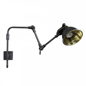 Wandlamp Adair GU10 Antiek Zwart Wandlamp Adair GU10 Antiek Zwart