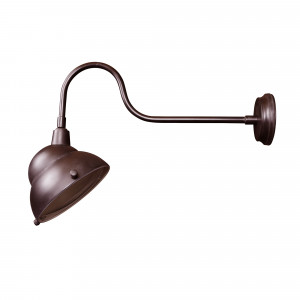 Clyde wandlamp Antiek  bruin XXL 