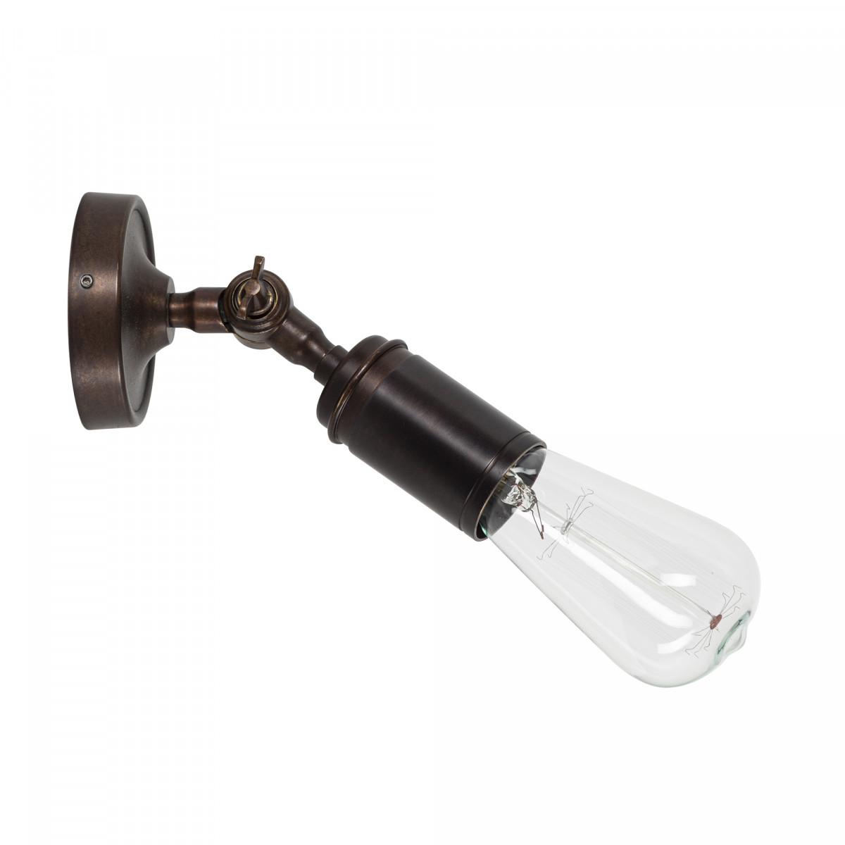 Wandlamp Emeli antiek brons