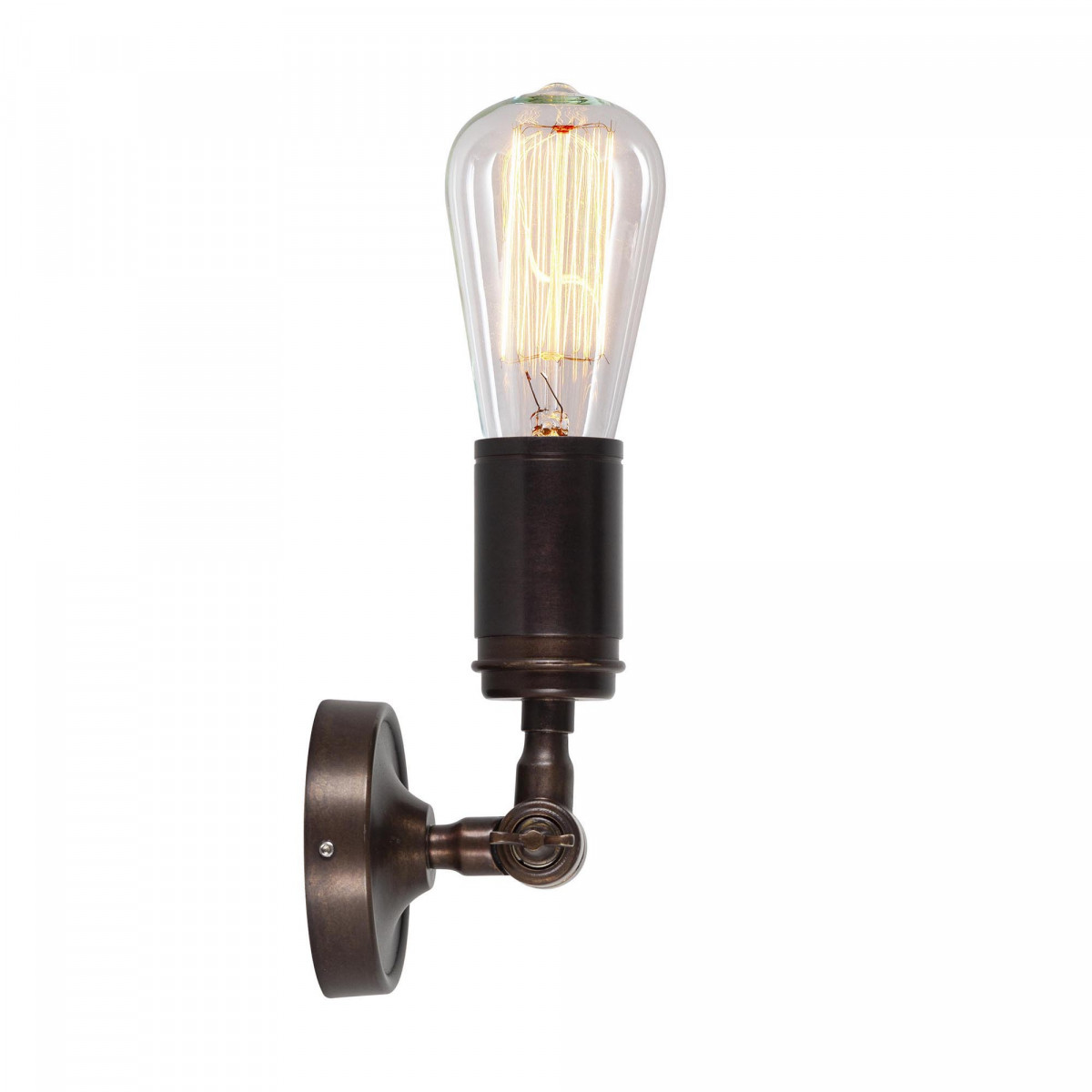 Wandlamp Emeli antiek brons