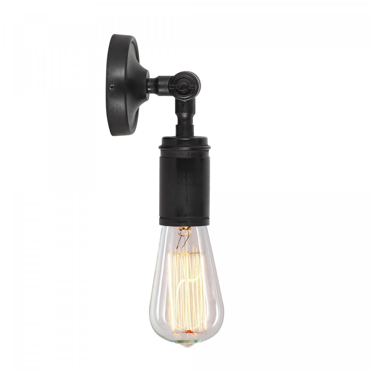 Wandlamp Emeli antiek zwart