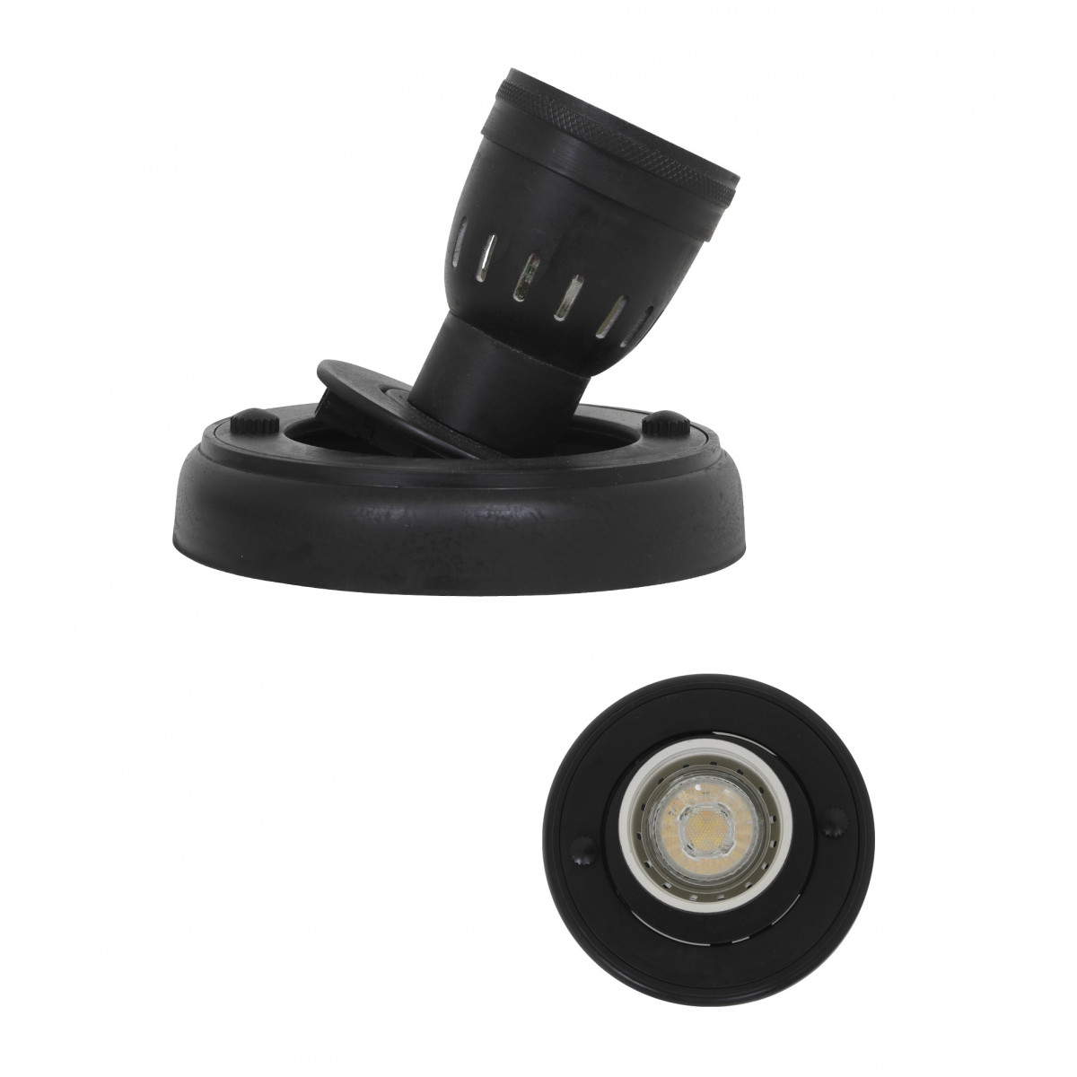 Plafondspot tToy vintage Zwart