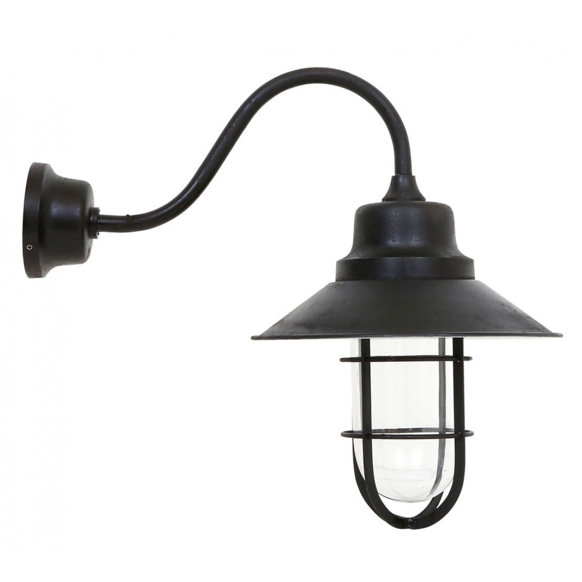 Messing Stallamp Vermont Antiek Zwart