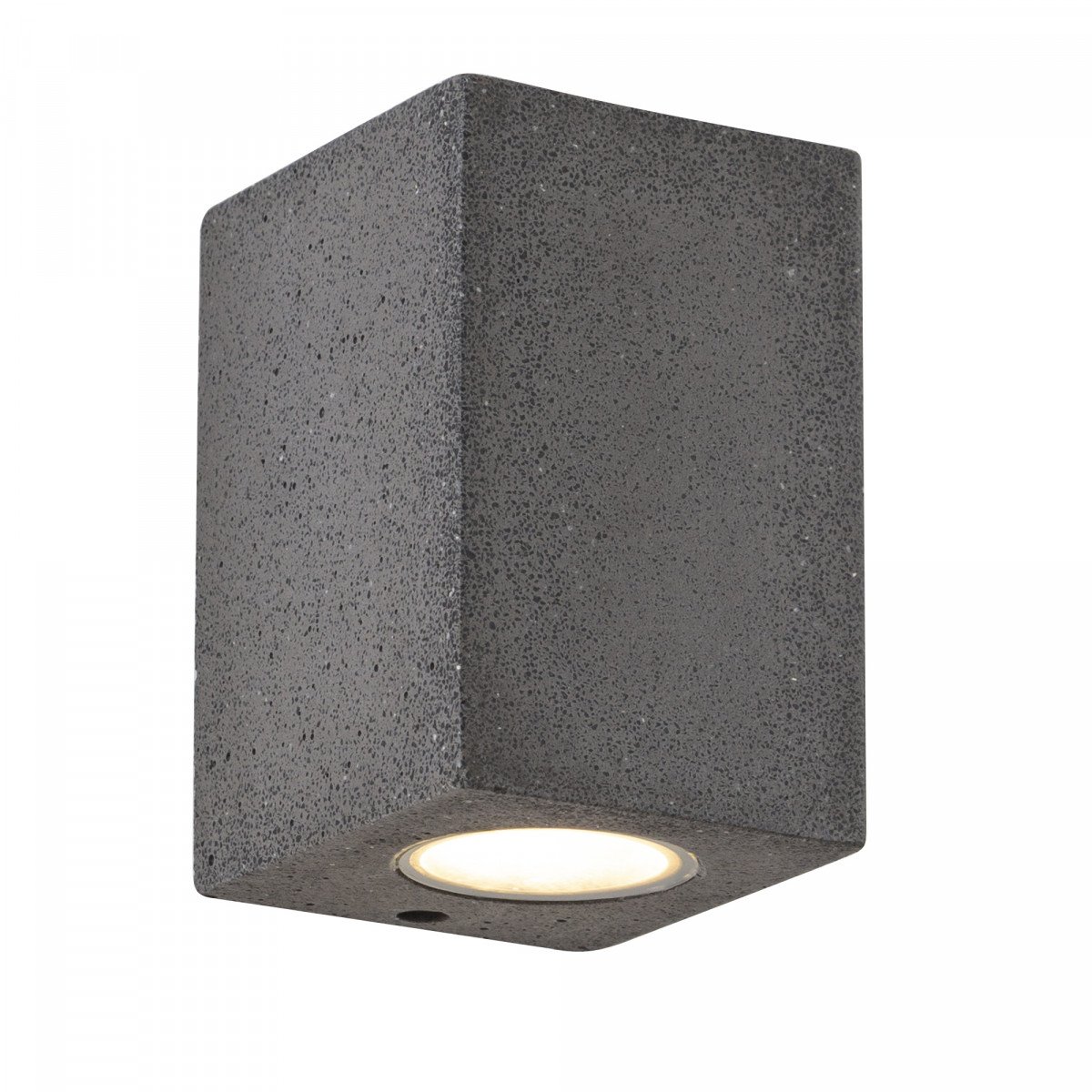 Pure Down wandlamp downlighter beton in zwarte kleur