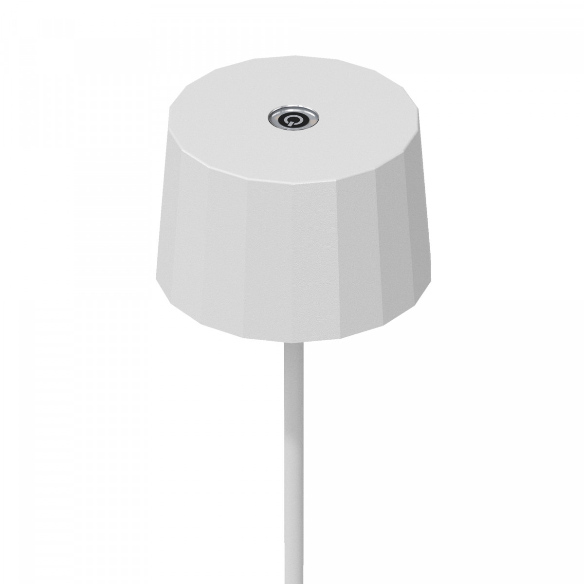 Tafellamp Lido Touch wit met USB