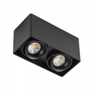 Bjorn 2 Zwarte Opbouwspot – Stoer design met maximale flexibiliteit  Bjorn 2 Zwarte Opbouwspot – Stoer design met maximale flexibiliteit