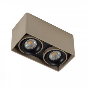 Binnenverlichting Opbouwspot Bjorn 2 Champagne 7724  Binnenverlichting Opbouwspot Bjorn 2 Champagne 7724