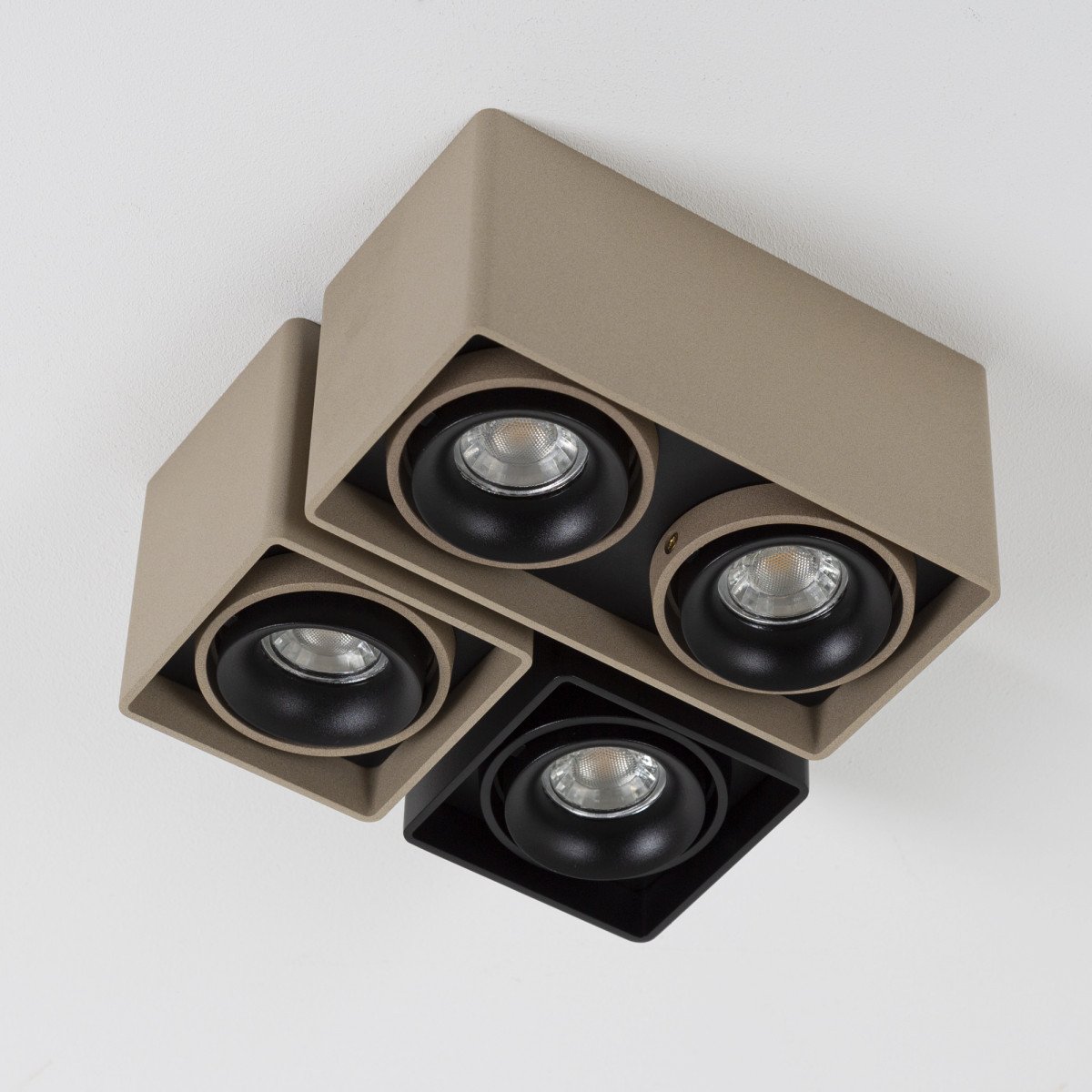 Binnenverlichting Opbouwspot Bjorn 2 Champagne 7724 