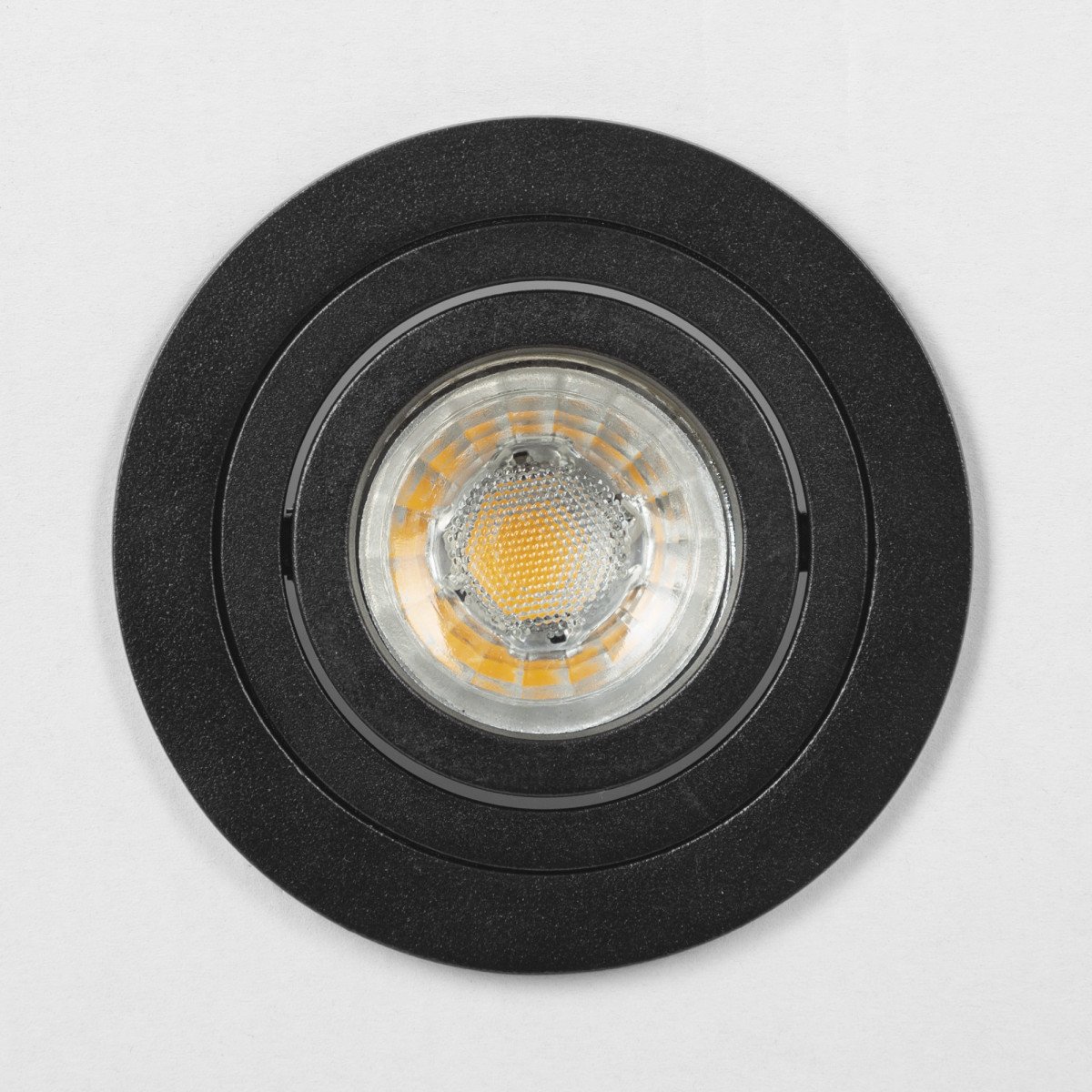 Lune Rond matzwart inbouwspot