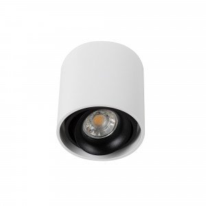 Opbouwspot Oliver van KS Verlichting rond, modern en robuust in de kleur wit. Opbouwspot Oliver van KS Verlichting rond, modern en robuust in de kleur wit.