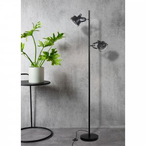 industriele vloerlampen - Staande vloerlamp Satellite zwart of grijs - ks-verlichting - staande lamp industriele vloerlampen - Staande vloerlamp Satellite zwart of grijs - ks-verlichting - staande lamp