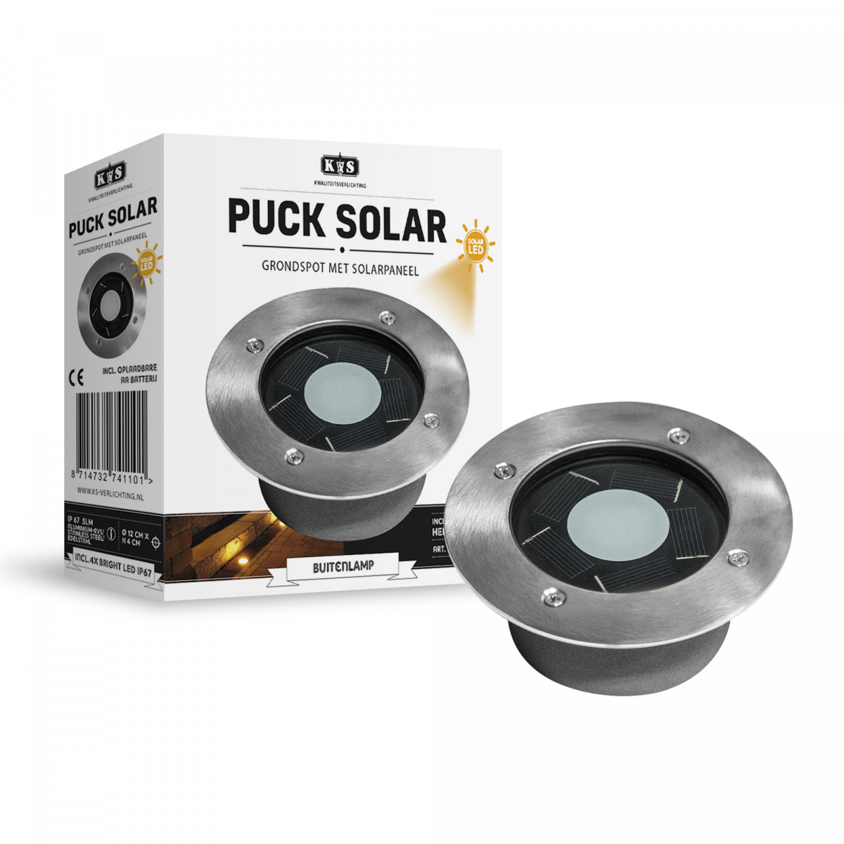 Puck grondspot solar