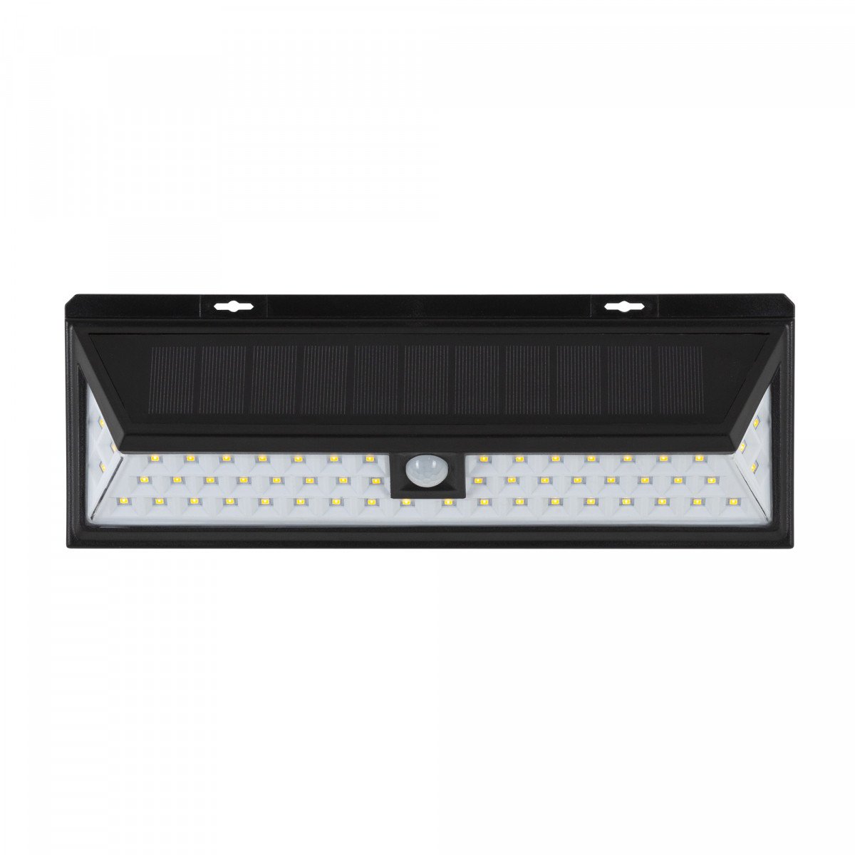 solys l led solar sensor lamp in zwarte kleur