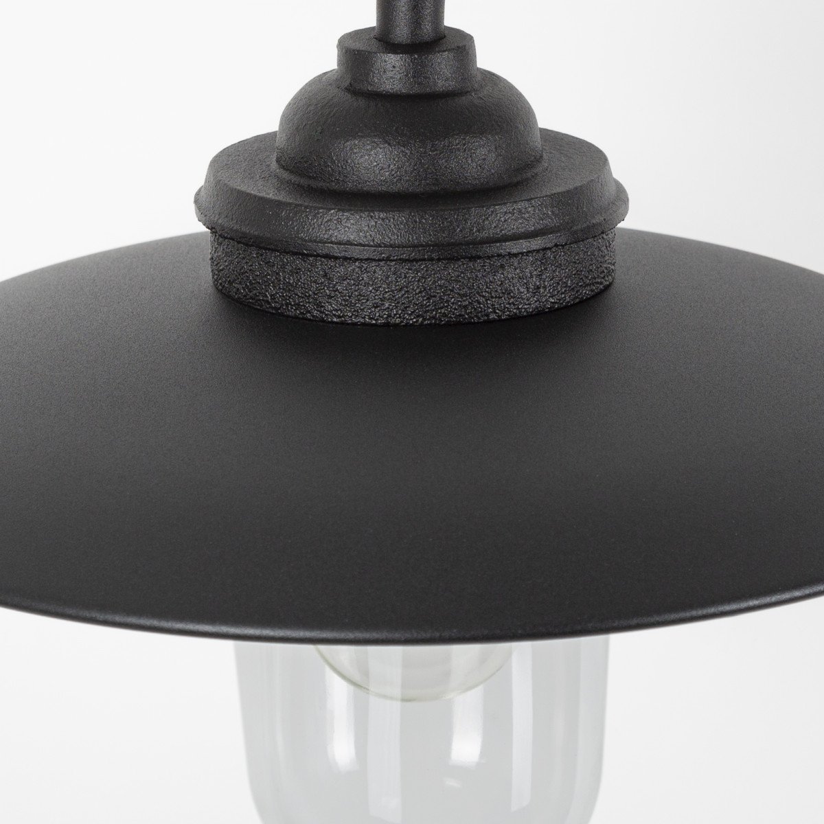 Stoere Gietijzeren Stallamp Provence buitenlamp  Zwart