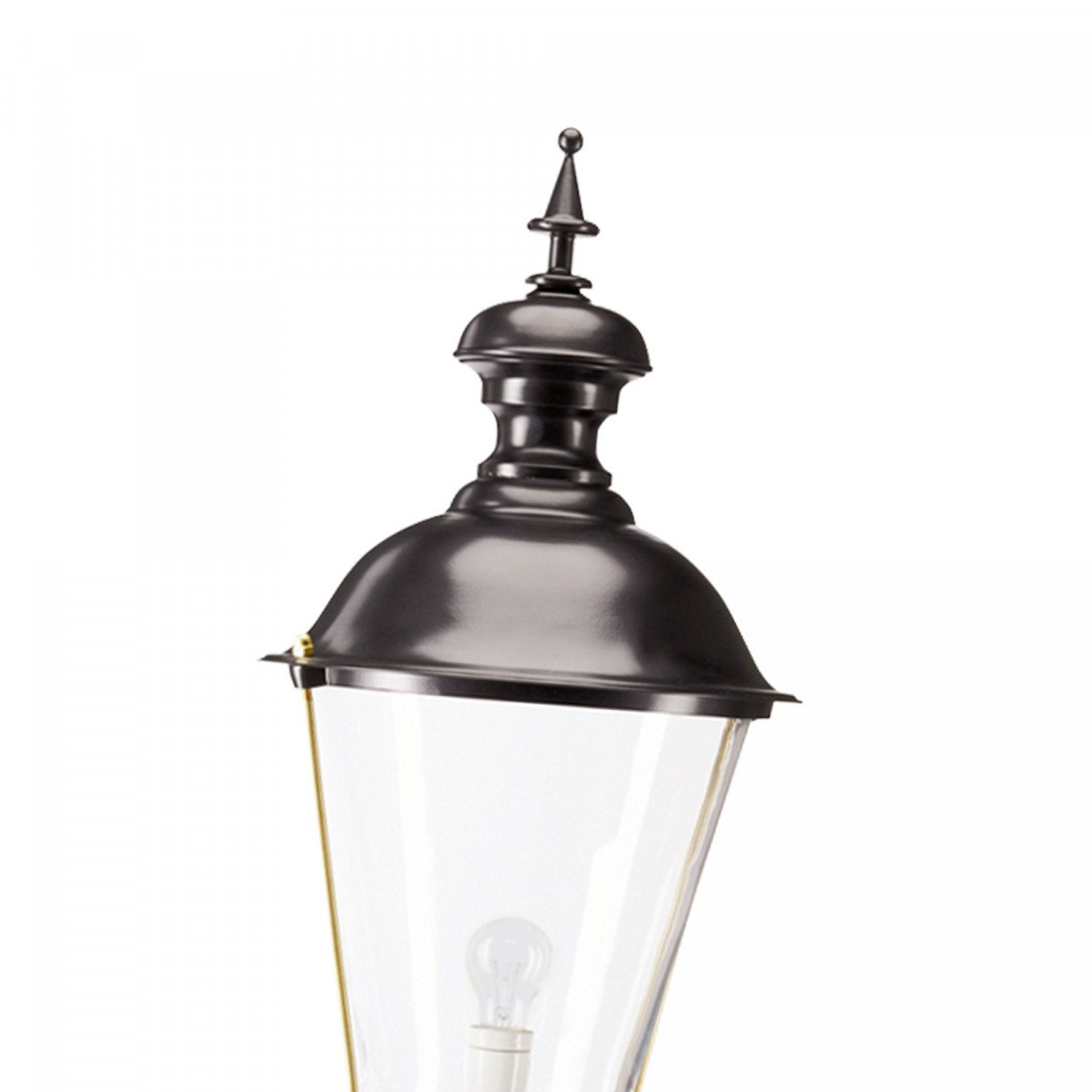 1275 Buitenlamp Amstel XL – Klassieke wandlamp met koperen details 