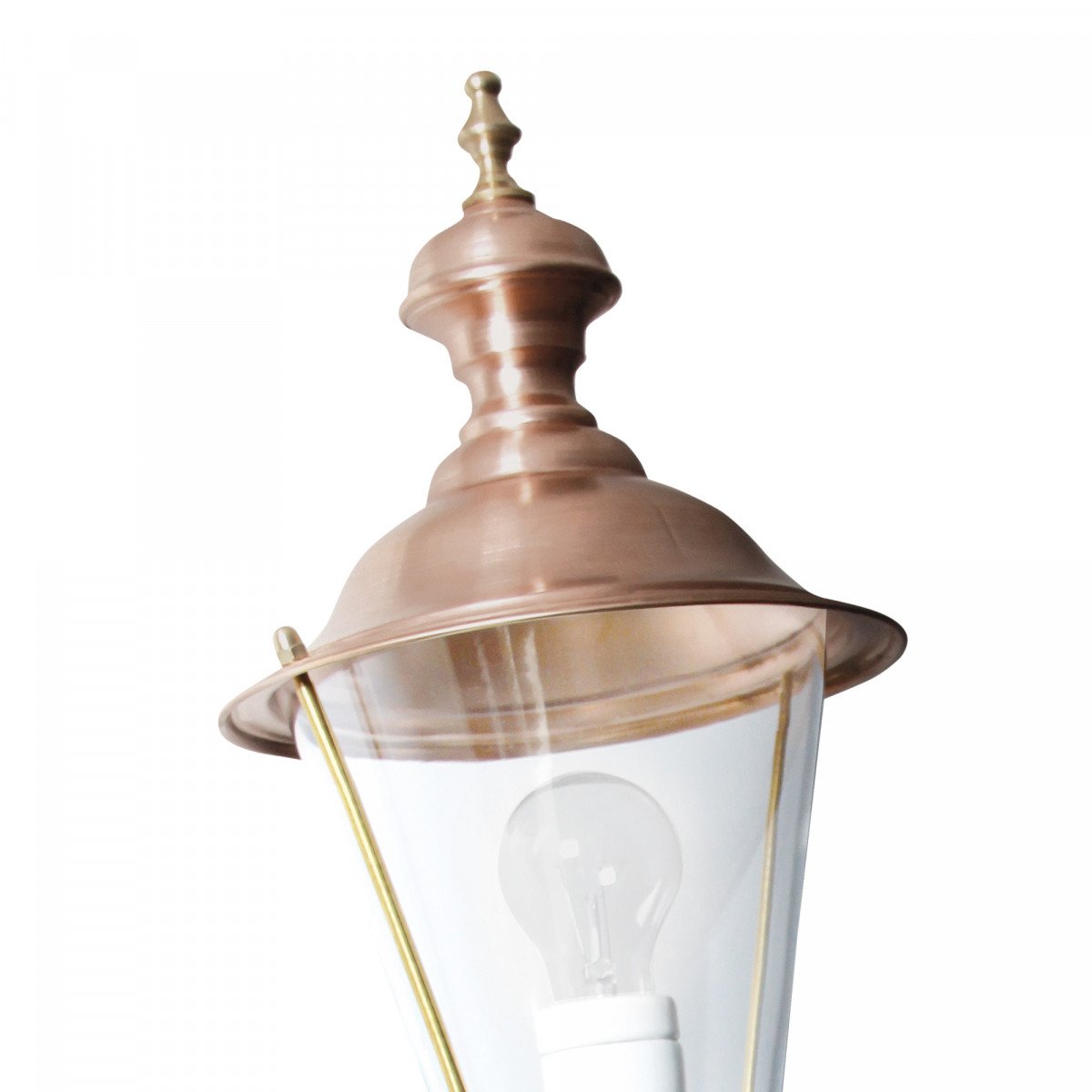 1291 Buitenlamp Amstel M – Klassieke wandlamp met koperen details 