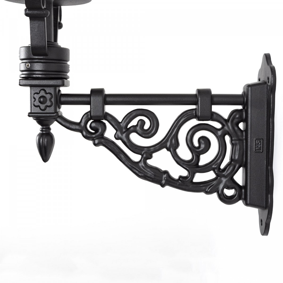 Muurlamp Scheveningen L matzwart