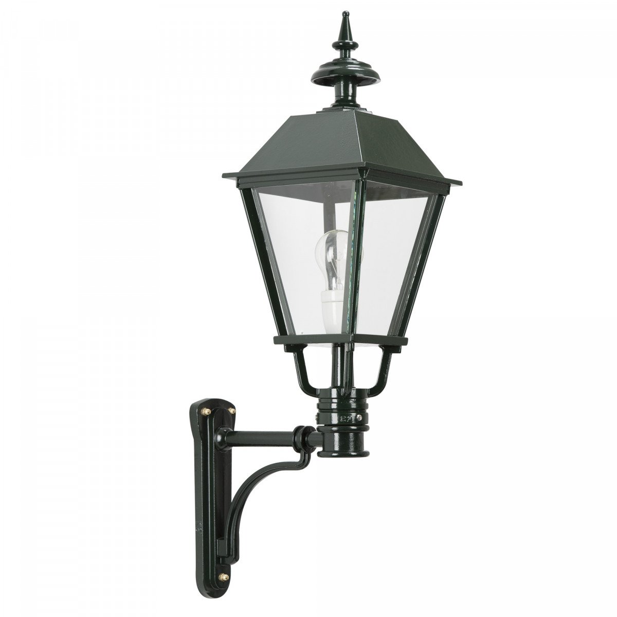 buitenverlichting, klassieke buitenlamp Bergen M, klassiek vierkant, gevelverlichting, gevellamp, handgemaakte muurlamp, originele kwaliteitsverlichting van KS Verlichting