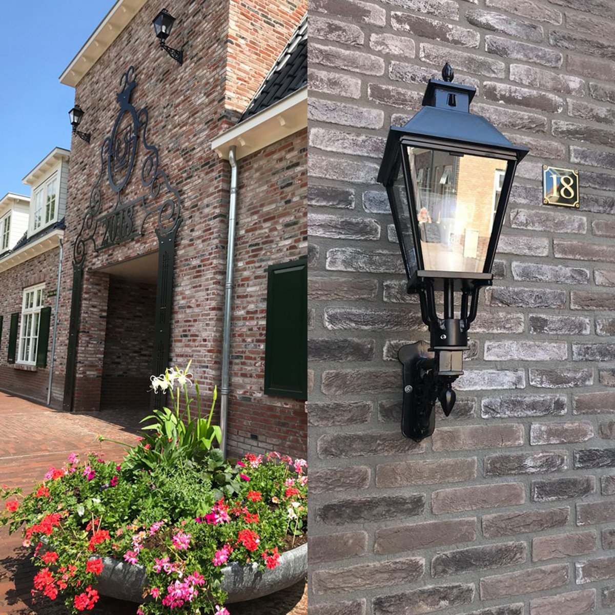 Buitenlamp Katwijk M zwart