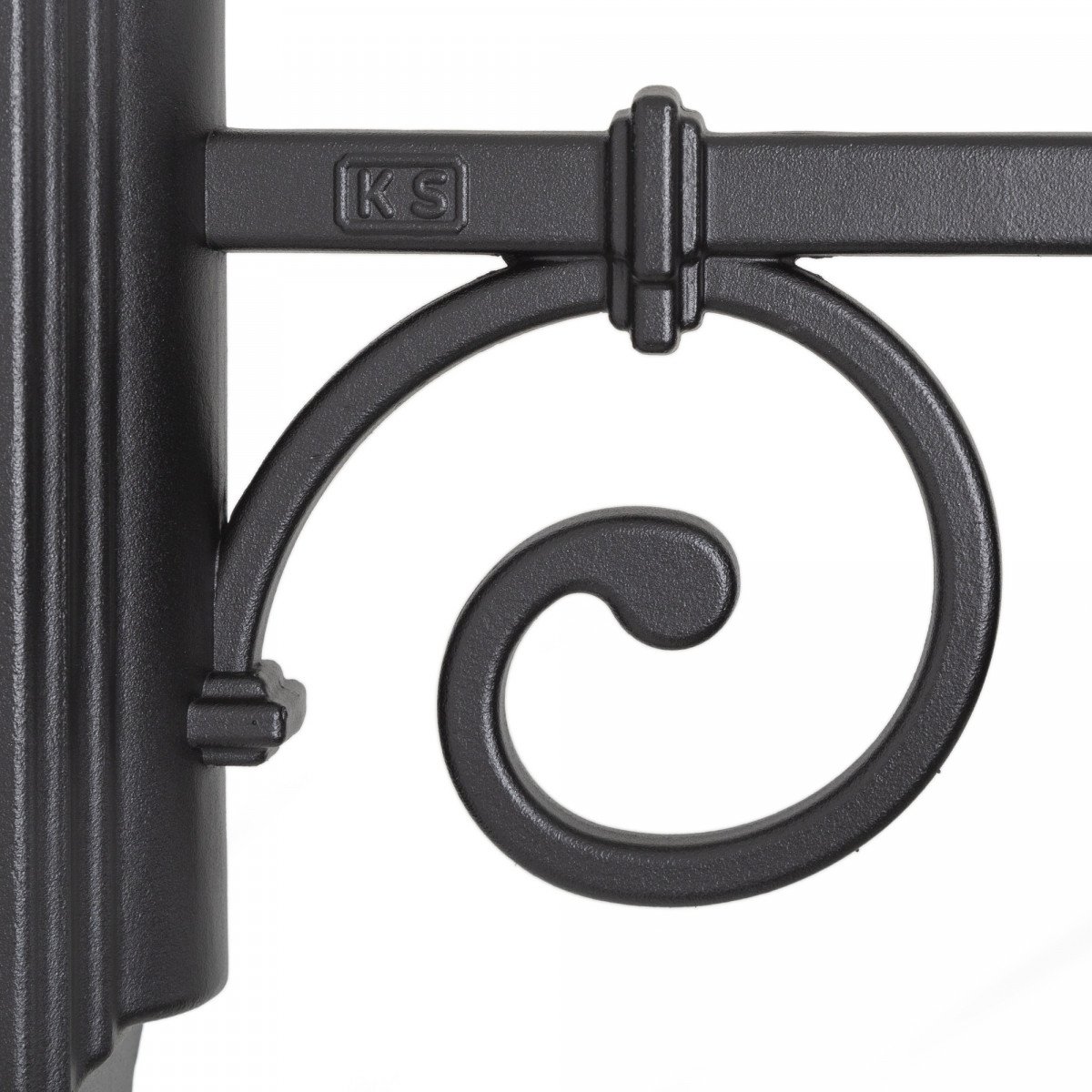 strakke buitenlamp exclusief met glas en grote fitting downlighter