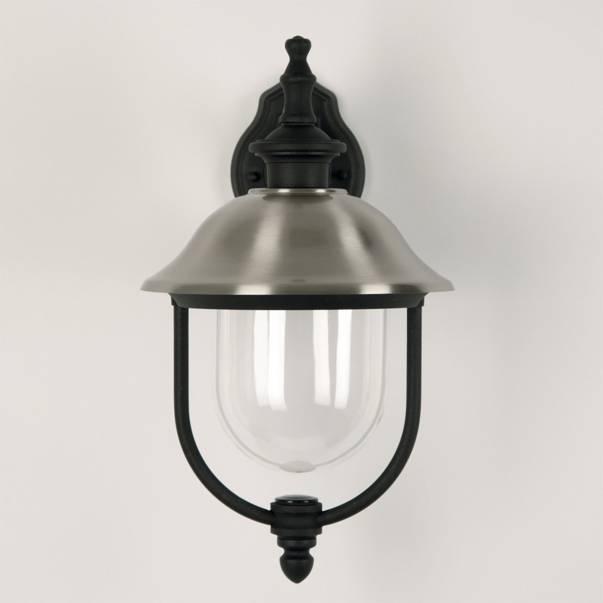 landelijke stijl buitenverlichting landelijk buitenlamp met rvs deksel en zwart