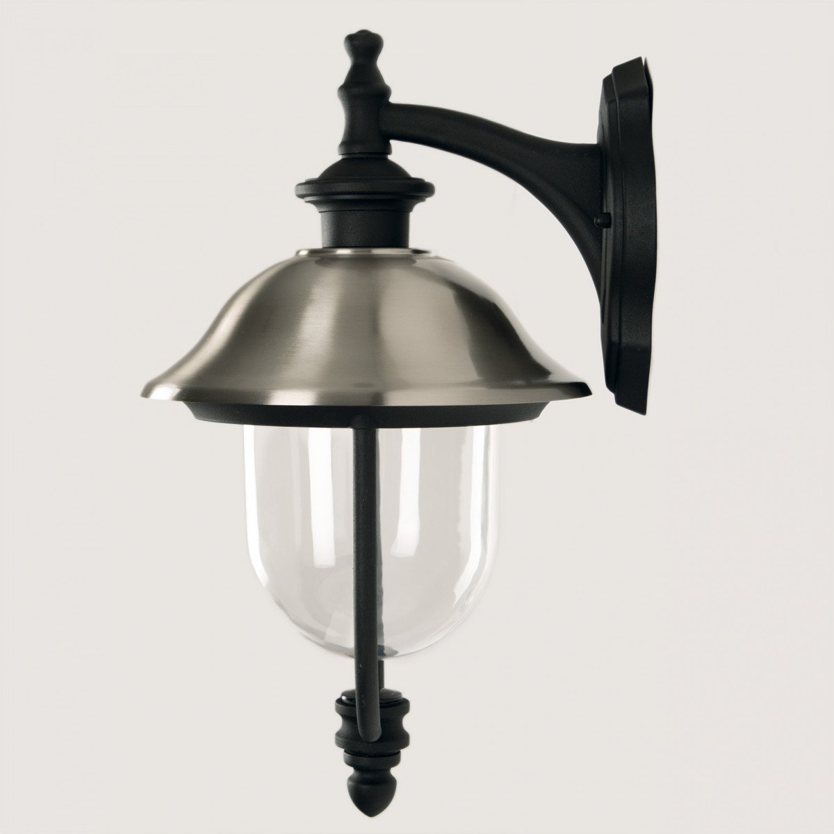 landelijke stijl buitenverlichting landelijk buitenlamp met rvs deksel en zwart