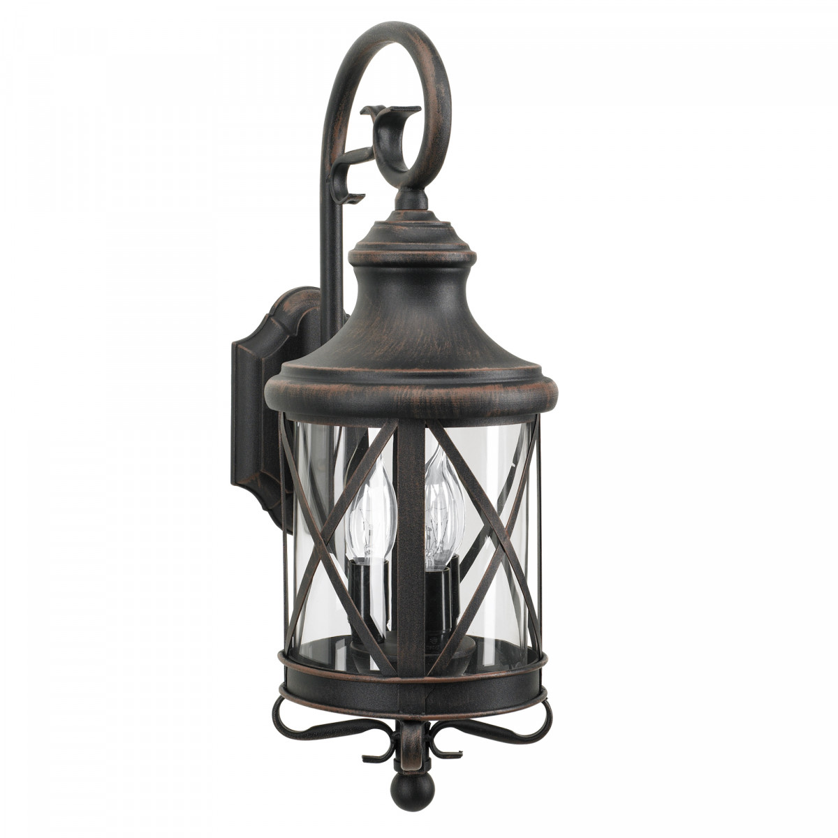 buitenlamp romantica rustiek bruine muurlamp voor buiten in een klassiek landelijke stijl van KS Verlichting