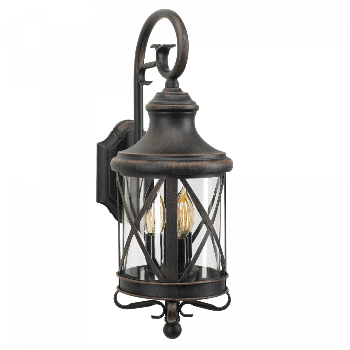 buitenlamp romantica rustiek bruine muurlamp voor buiten in een klassiek landelijke stijl van KS Verlichting