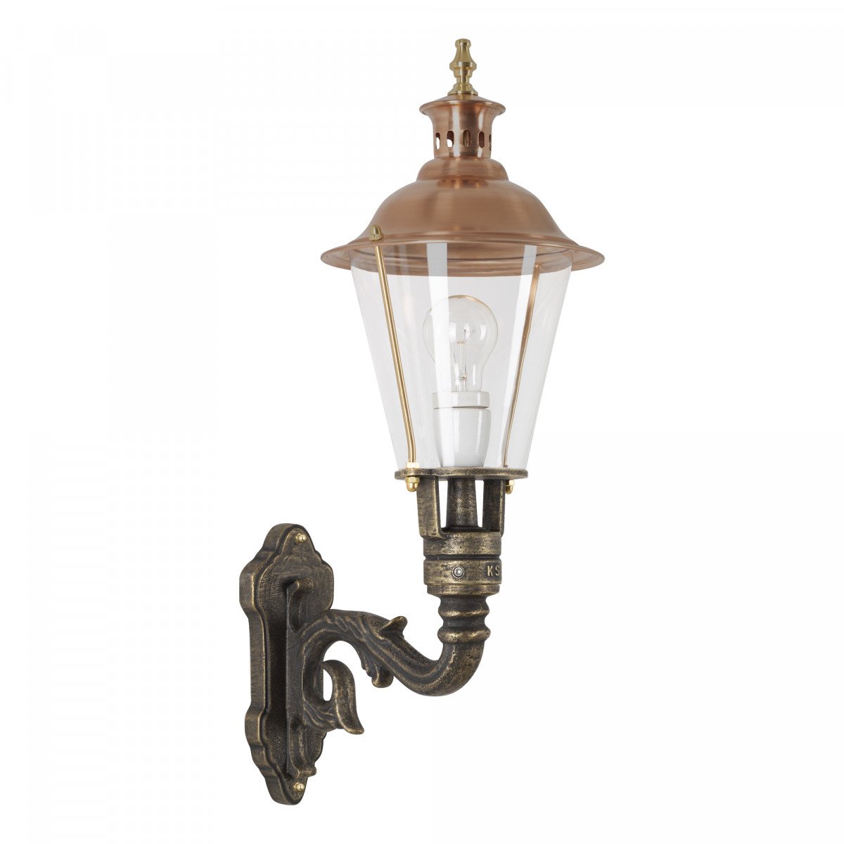 Buitenlamp Den Burg brons