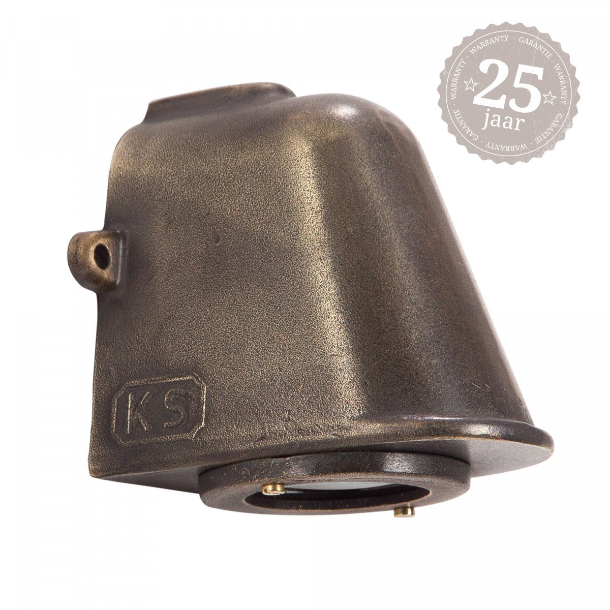 Bronzen downlighter Offshore nautische buitenlamp van KS Verlichting