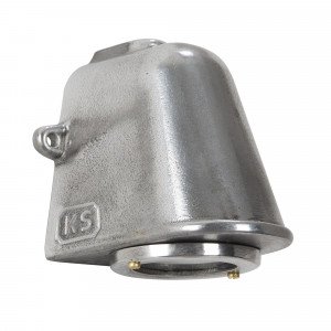 Wandlamp Offshore van gepolijst aluminium met GU10 fitting en glazen venster Wandlamp Offshore van gepolijst aluminium met GU10 fitting en glazen venster
