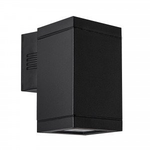 Moderne wandverlichting, KS wandspot Solid XL Down, downlighter, gevelspot, kubus vorm, aluminium met een stijlvolle krachtige zwarte finish, KS kwaliteitsverlichting Moderne wandverlichting, KS wandspot Solid XL Down, downlighter, gevelspot, kubus vorm, aluminium met een stijlvolle krachtige zwarte finish, KS kwaliteitsverlichting