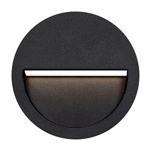 Section 2 wandinbouwspot rond, zwarte LED downlighter van aluminium met warme lichtkleur en compacte inbouwdiepte. Section 2 wandinbouwspot rond, zwarte LED downlighter van aluminium met warme lichtkleur en compacte inbouwdiepte.