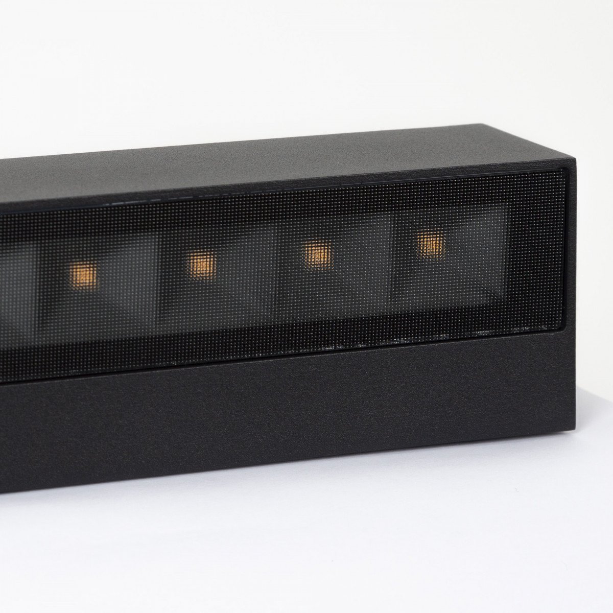 Muurspot score medium, LED gevelverlichting, up and downlighter, zwart