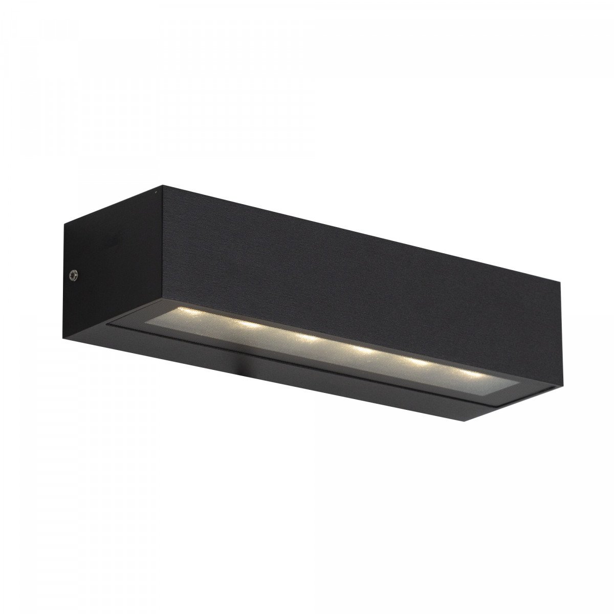 Muurspot score medium, LED gevelverlichting, up and downlighter, zwart